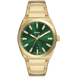 Fossil herr analog kvartsur med rostfritt stål armband FS6090, Guld Fossil herr analog kvartsur med rostfritt stål armband FS6090, Guld