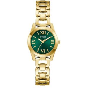 GUESS damarmbandsur VEDA guld 28 mm med rostfritt stål armband och 3 bar vattenskydd – GW0927L2 GUESS damarmbandsur VEDA guld 28 mm med rostfritt stål armband och 3 bar vattenskydd – GW0927L2