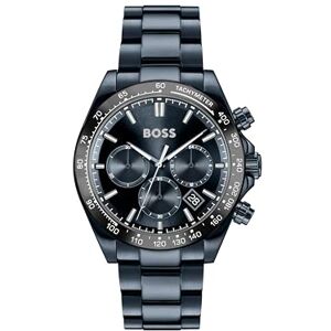 Boss Chronograph kvarts klocka för män HERO 2.0 kollektion med blått rostfritt stål armband 1514270 Boss Chronograph kvarts klocka för män HERO 2.0 kollektion med blått rostfritt stål armband 1514270