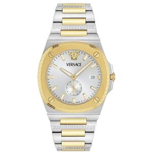 Versace Herr analog schweizisk kvartsklocka med rostfritt stål VE0V00325 Versace Herr analog schweizisk kvartsklocka med rostfritt stål VE0V00325