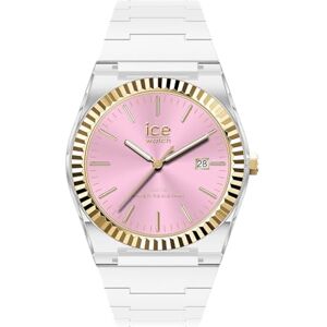 ICE-WATCH , Ice Power Pw1 White Clear Pink, Transparent Damklocka Med Silikonarmband, 024774, Small ICE-WATCH , Ice Power Pw1 White Clear Pink, Transparent Damklocka Med Silikonarmband, 024774, Small