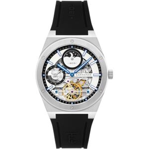 Thomas Earnshaw Earnshaw automatisk analog herrklocka med silikonarmband ES-8291-01, svart, Klassisk Thomas Earnshaw Earnshaw automatisk analog herrklocka med silikonarmband ES-8291-01, svart, Klassisk