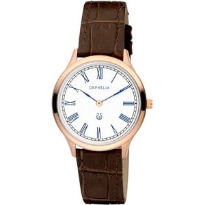 Orphelia damarmbandsur Lavardin analog kvarts läder, Brun/roséguld, Bälte Orphelia damarmbandsur Lavardin analog kvarts läder, Brun/roséguld, Bälte