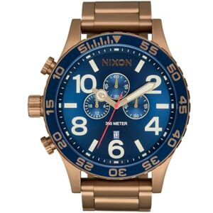 Nixon Analog klocka för män med armband i rostfritt stål A1389-5301-00 Nixon Analog klocka för män med armband i rostfritt stål A1389-5301-00