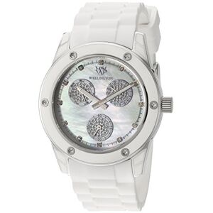 Wellington damarmbandsur Geraldin analog silikon WN506-186B, Pärlemor vit, 39 mm, Rem, Klocka, Klockor Wellington damarmbandsur Geraldin analog silikon WN506-186B, Pärlemor vit, 39 mm, Rem, Klocka, Klockor