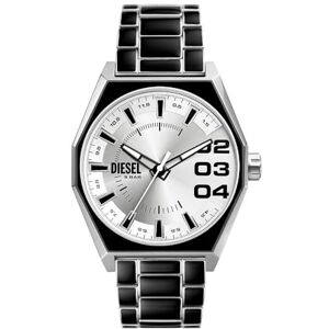 Diesel Scraper herrklocka, kvartsurverk med armband i silikon, rostfritt stål eller läder Diesel Scraper herrklocka, kvartsurverk med armband i silikon, rostfritt stål eller läder