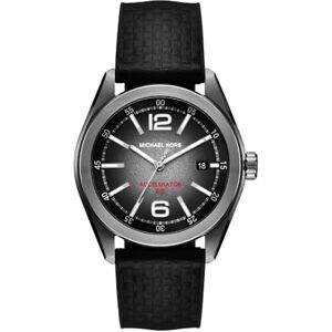 Michael Kors mäns analog kvartsur med nylonrem MK9175, Svart Michael Kors mäns analog kvartsur med nylonrem MK9175, Svart