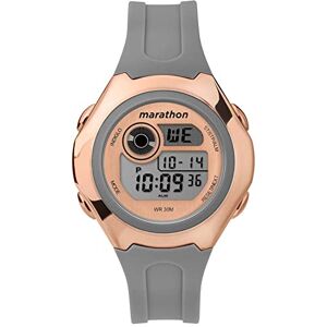 Timex kvinnors Maraton av 39 mm Digita klocka, Grå/ros, armband Timex kvinnors Maraton av 39 mm Digita klocka, Grå/ros, armband