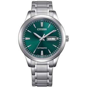 Citizen Herrklocka automatisk dag/datum med 40 mm diameter i olika varianter, silver, Armband Citizen Herrklocka automatisk dag/datum med 40 mm diameter i olika varianter, silver, Armband