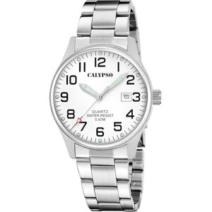 Calypso Casual Watch K5860/1, vit, armband, Vit, armband Calypso Casual Watch K5860/1, vit, armband, Vit, armband