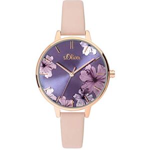s.Oliver Armbandsur, Rosa Guld, Beige s.Oliver Armbandsur, Rosa Guld, Beige