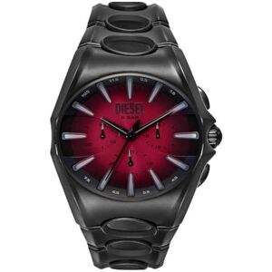 Diesel D Curve herrklocka, kvarts kronograf rörelse med armband i rostfritt stål läder eller silikon, Rost röd, 48 mm, armband Diesel D Curve herrklocka, kvarts kronograf rörelse med armband i rostfritt stål läder eller silikon, Rost röd, 48 mm, armband