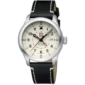 Luminox Analog schweizisk kvartsurverk klocka för män med läderarmband XA.9527, svart, Rem Luminox Analog schweizisk kvartsurverk klocka för män med läderarmband XA.9527, svart, Rem
