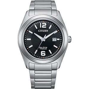 Citizen Eco-Drive analog herrklocka med rem i titan AW1641-81E, Silver, armband Citizen Eco-Drive analog herrklocka med rem i titan AW1641-81E, Silver, armband