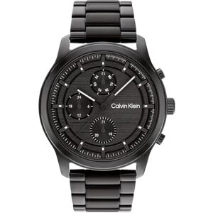 Calvin analog multifunktion kvartsur för män med rostfritt stål eller läderarmband, Svart, armband Calvin analog multifunktion kvartsur för män med rostfritt stål eller läderarmband, Svart, armband
