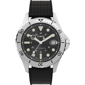 Timex herrklocka Trend, 41 mm, svart syntetisk rem med svart urtavla och boett i rostfritt stål, TW2Y15100 Timex herrklocka Trend, 41 mm, svart syntetisk rem med svart urtavla och boett i rostfritt stål, TW2Y15100