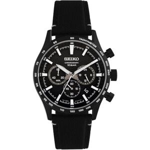 Seiko Kronograf kvartsur för män med nylonrem SSB417P1, Svart, armband Seiko Kronograf kvartsur för män med nylonrem SSB417P1, Svart, armband