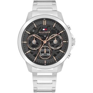 Tommy Hilfiger analog multifunktion kvartsur för män med silver rostfritt stål armband 1710683 Tommy Hilfiger analog multifunktion kvartsur för män med silver rostfritt stål armband 1710683