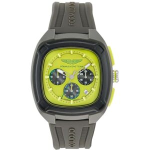 Aston Martin herrklocka analog kvarts AM formula 1 MTFO1 silikon, GRÅ Aston Martin herrklocka analog kvarts AM formula 1 MTFO1 silikon, GRÅ