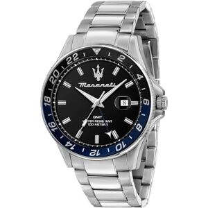 Maserati Herrklocka, tid, datum, analog, fodral 44 mm, begränsad upplaga samling utmaning R8853140011, Silverton, 44, armband Maserati Herrklocka, tid, datum, analog, fodral 44 mm, begränsad upplaga samling utmaning R8853140011, Silverton, 44, armband