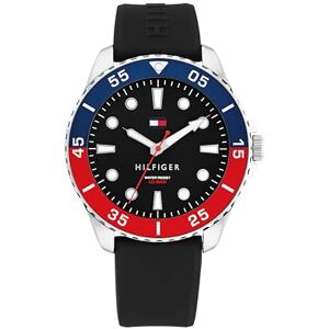 Tommy Hilfiger herr analog kvartsur med silikonarmband 1792201 Tommy Hilfiger herr analog kvartsur med silikonarmband 1792201
