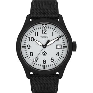 Timex Expedition North 43 mm herrklocka Svart miljövänligt snabbfrigörande armband i två delar, grå urtavla, svart boett TW2W34700 Timex Expedition North 43 mm herrklocka Svart miljövänligt snabbfrigörande armband i två delar, grå urtavla, svart boett TW2W34700