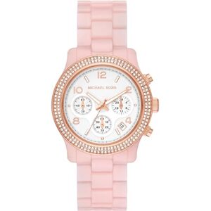 Michael Kors Runway Watch for Women, Quartz Chronograph movement with Stainless steel or acetate strap Michael Kors Runway Watch for Women, Quartz Chronograph movement with Stainless steel or acetate strap