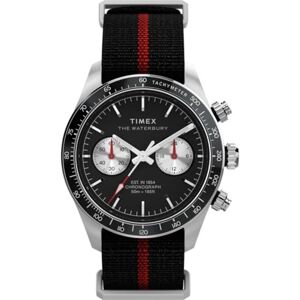 Timex Kronograf för män kvartsarmbandsur Waterbury Heritage Timex Kronograf för män kvartsarmbandsur Waterbury Heritage