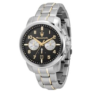 Maserati Herrklocka Coll. Successo begränsad utgåva, kronograf, kvarts -R8873621028, Silver och guld, 44mm, armband Maserati Herrklocka Coll. Successo begränsad utgåva, kronograf, kvarts -R8873621028, Silver och guld, 44mm, armband