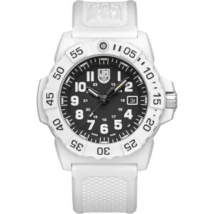 Luminox Analog schweizisk kvartsurverk klocka för män med silikonarmband XS.4231. Set, Vit, Militär Luminox Analog schweizisk kvartsurverk klocka för män med silikonarmband XS.4231. Set, Vit, Militär