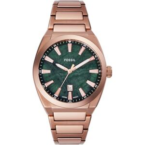 Fossil herr analog kvartsur med rostfritt stål armband FS6074, Guld Fossil herr analog kvartsur med rostfritt stål armband FS6074, Guld