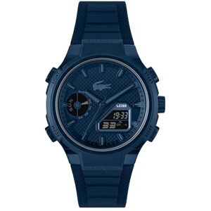 Lacoste analog-digital multifunktionell kvartsklocka för män LC33 kollektion med marinblå silikonarmband 2011448 Lacoste analog-digital multifunktionell kvartsklocka för män LC33 kollektion med marinblå silikonarmband 2011448