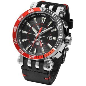 Vostok Europe Energia GMT Japansk automatisk analog herrklocka med konstläderarmband NH34-575A717 Vostok Europe Energia GMT Japansk automatisk analog herrklocka med konstläderarmband NH34-575A717