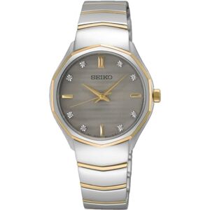 Seiko Analogt kvartsur för kvinnor med rostfritt stålrem SUR616P1 Seiko Analogt kvartsur för kvinnor med rostfritt stålrem SUR616P1