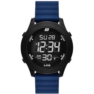 Skechers Analog kvartsur med silikonarmband SR5225, blå Skechers Analog kvartsur med silikonarmband SR5225, blå