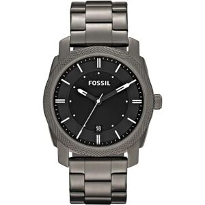 Fossil Machine herrklocka, kvartsverk med armband i rostfritt stål eller läder Fossil Machine herrklocka, kvartsverk med armband i rostfritt stål eller läder