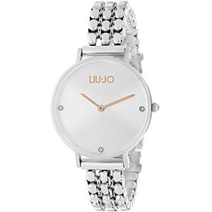 Liu Jo LiuJo TLJ1385 analog kvartsklocka för kvinnor med rostfritt stålarmband, silvervit-rosa guld, armband, Silvervit-rosa guld, armband Liu Jo LiuJo TLJ1385 analog kvartsklocka för kvinnor med rostfritt stålarmband, silvervit-rosa guld, armband, Silvervit-rosa guld, armband