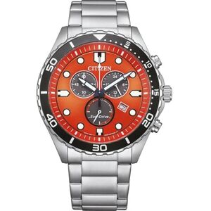 Citizen Män analog kvartsur med rostfritt stål armband AT2560-84X, apelsin, Armband Citizen Män analog kvartsur med rostfritt stål armband AT2560-84X, apelsin, Armband