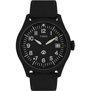 Timex Expedition North 43 mm herrklocka Svart miljövänligt snabbfrigörande armband i två delar, svart urtavla, svart boett TW2W23400 Timex Expedition North 43 mm herrklocka Svart miljövänligt snabbfrigörande armband i två delar, svart urtavla, svart boett TW2W23400