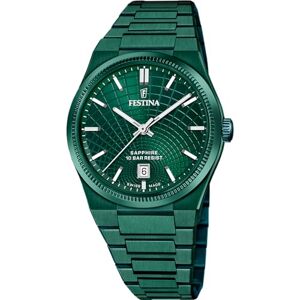 Festina armbandsur Rive Swiss Made, GRÖN, 40, Armband Festina armbandsur Rive Swiss Made, GRÖN, 40, Armband