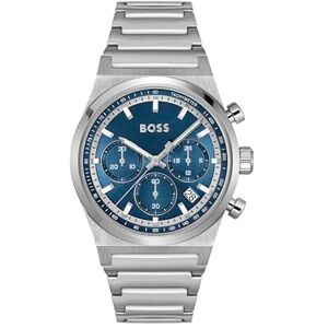 Boss kronograf kvartsur för män Candor Chrono kollektion med silver rostfritt stålarmband – 1514250 Boss kronograf kvartsur för män Candor Chrono kollektion med silver rostfritt stålarmband – 1514250