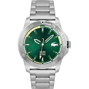 Lacoste Analogt kvartsur för män med armband i rostfritt stål 2011204, gRÖN Lacoste Analogt kvartsur för män med armband i rostfritt stål 2011204, gRÖN