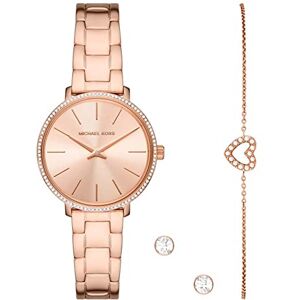 Michael Kors Pyper Watch for Women, Quartz two hand movement with Stainless steel, PVC or Leather strap Michael Kors Pyper Watch for Women, Quartz two hand movement with Stainless steel, PVC or Leather strap