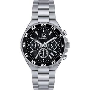 Breil Herrarmbandsur Highway, Silver/svart/vit, Taglia Unica, modern, avslappnad Breil Herrarmbandsur Highway, Silver/svart/vit, Taglia Unica, modern, avslappnad