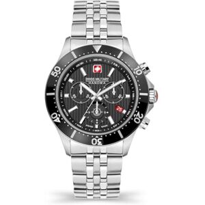 Swiss Military Hanowa herrklockor analog kvarts 32019281, silver, En storlek, Armband Swiss Military Hanowa herrklockor analog kvarts 32019281, silver, En storlek, Armband