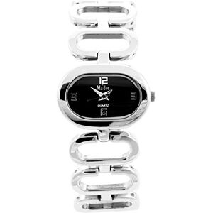 Ma'dor Mador kvarts klocka armbandsur för kvinnor kvinnor damklocka damklocka med metallarmband i silver klassisk elegant kvartsur analog vattentät CB1877BD Ma'dor Mador kvarts klocka armbandsur för kvinnor kvinnor damklocka damklocka med metallarmband i silver klassisk elegant kvartsur analog vattentät CB1877BD