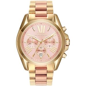 Michael Kors Bradshaw Damklocka, kronografverk med armband i rostfritt stål eller läder Michael Kors Bradshaw Damklocka, kronografverk med armband i rostfritt stål eller läder