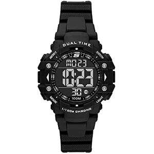 Skechers Horloge voor dames, Digitaal uurwerk met siliconen, polyurethaan, lederen of roestvrij stalen band,Zwart en wit,38MM Skechers Horloge voor dames, Digitaal uurwerk met siliconen, polyurethaan, lederen of roestvrij stalen band,Zwart en wit,38MM