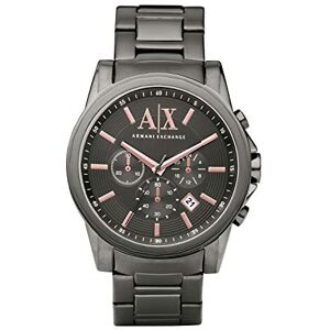 Giorgio Armani herrkronograf, klocka i rostfritt stål, 45 mm boettstorlek, grå, AX2086 Giorgio Armani herrkronograf, klocka i rostfritt stål, 45 mm boettstorlek, grå, AX2086