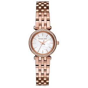 Michael Kors Darci Damklocka, roséguldfärgad Quartz tregångsverk med armband i rostfritt stål Michael Kors Darci Damklocka, roséguldfärgad Quartz tregångsverk med armband i rostfritt stål